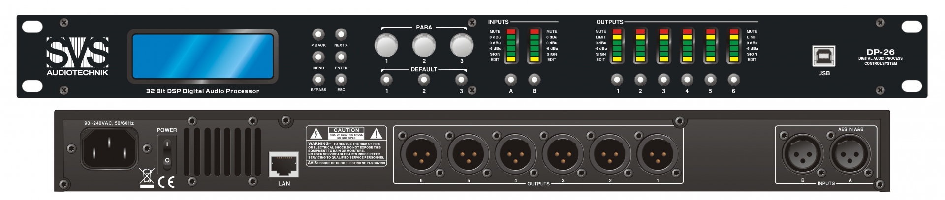 SVS Audiotechnik DP-26 Цифровой процессор: 2 входа 6 выходов в Тамбове