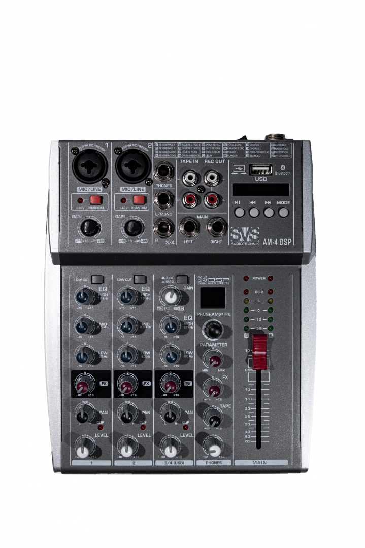 SVS Audiotechnik mixers AM-4 DSP Аналоговый микшерный пульт, 4-канала в Тамбове