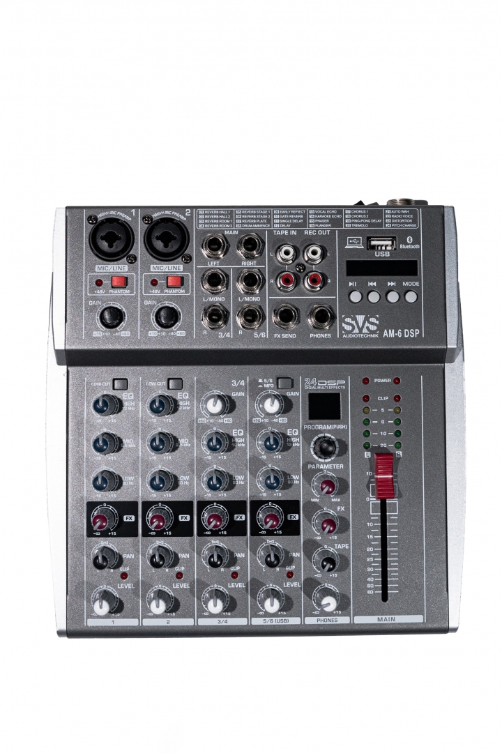 SVS Audiotechnik mixers AM-6 DSP Микшерный пульт аналоговый, 6-канальный SVS Audiotechnik mixers в Тамбове